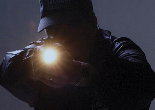 Tactical flashlight with high lumen intensity