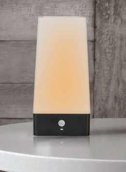 A decorative sensor lamp
