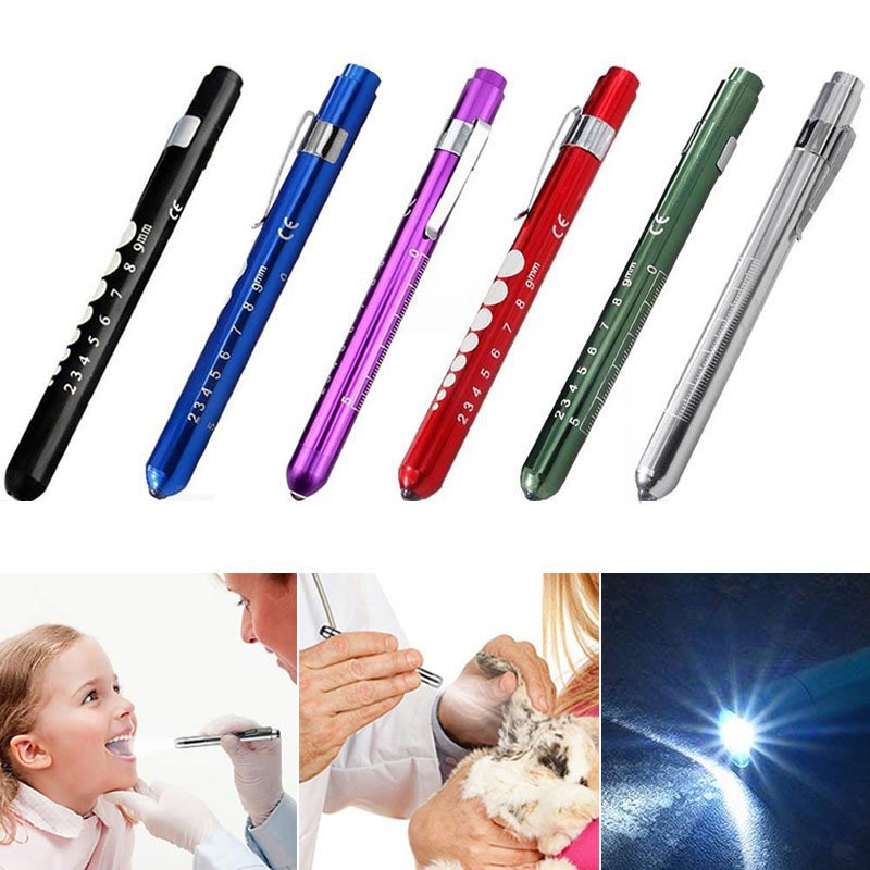 GM10022+Portable LED Flashlight Work Light Medical First Aid Pen Flashlight