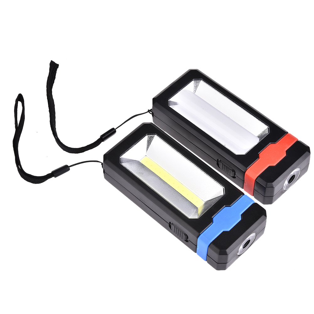 GM11171+Portable 2 Modes LED COB Flashlight Torch USB Rechargeable Magnetic Solar Flashlight