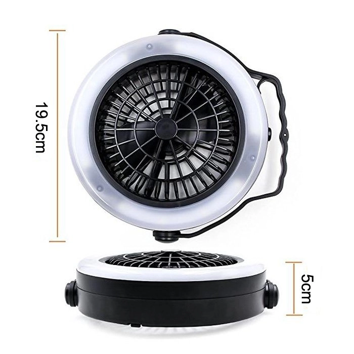 LED camping fan light