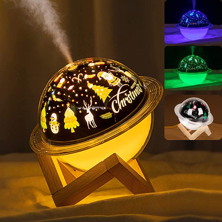 Projector Night Light for Kids with Air Humidifier